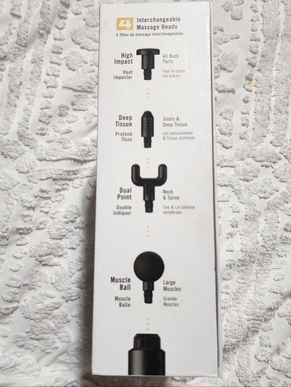 Everlast Black Deep Muscle Percussion Therapy Massage Gun - Picture 4 of 10